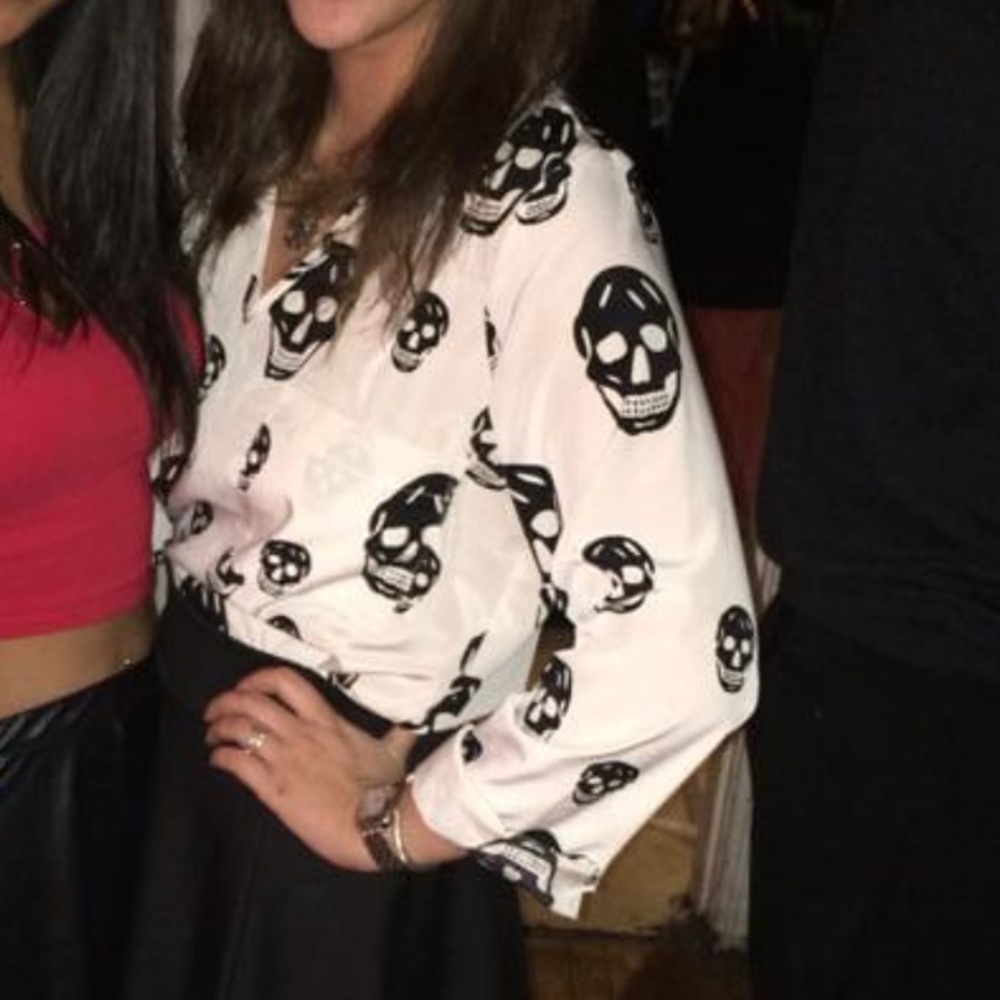 Skull Printed Blouse